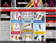 Tablet Screenshot of carlstahl-levage.fr